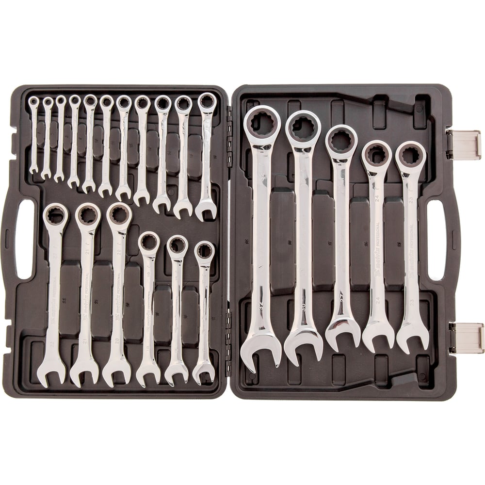 Наборкомбинированныхтрещоточныхключей22штMATRIX14799