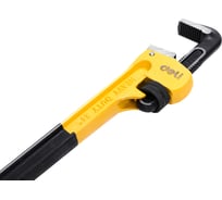 Трубный ключ стиллсона DELI DL2536 800мм, максимальное открытие 102мм, cr-mo + углеродистая сталь 98305