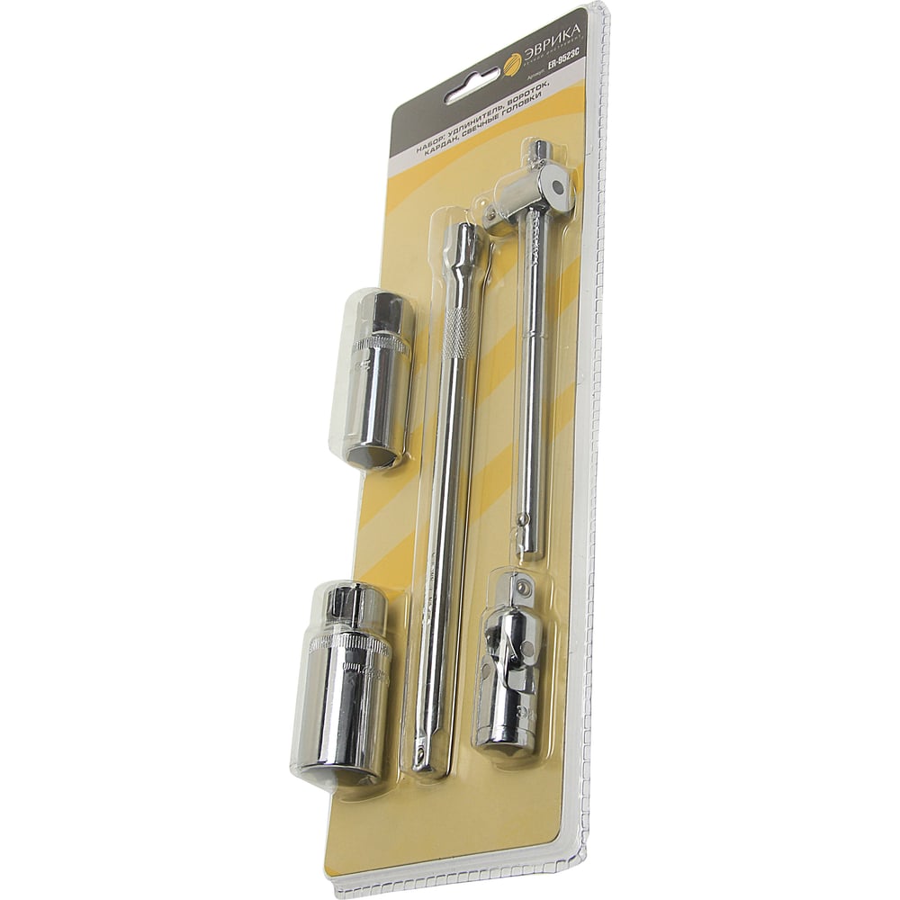 Набор инструмента удлинитель 200мм, вороток шарнирный 150мм, переходник ...