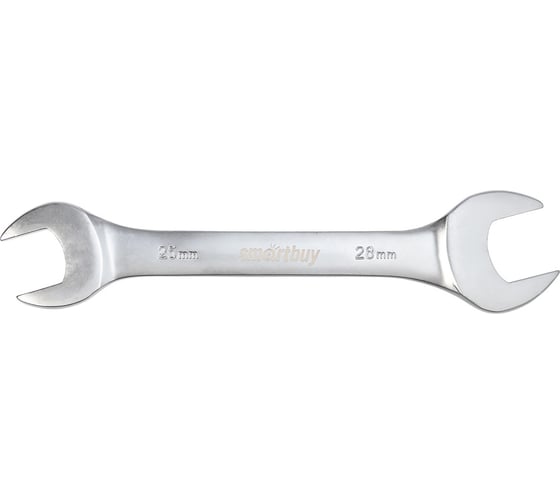 Рожковый ключ Smartbuy 25 мм, 28 мм, хромированный, 40x, tools SBT-UWS-25-28p1