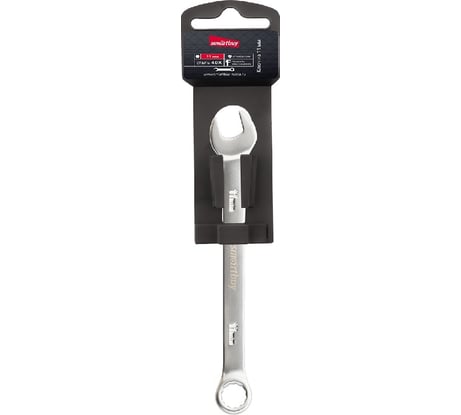 Комбинированный ключ Smartbuy 11 мм, хромированный, 40x, tools SBT-OWS-11p1