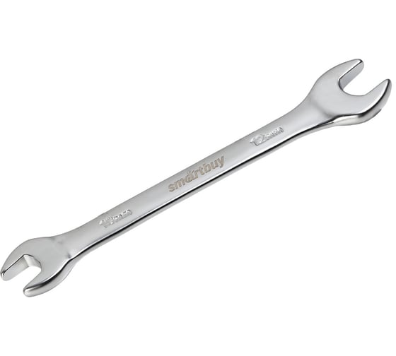 Рожковый ключ Smartbuy 10 мм, 12 мм, хромированный, 40x, tools SBT-UWS-10-12p1
