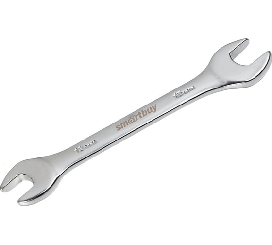 Рожковый ключ Smartbuy 13 мм, 15 мм, хромированный, 40x, tools SBT-UWS-13-15p1
