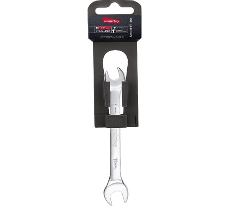 Рожковый ключ Smartbuy 9 мм, 11 мм, хромированный, 40x, tools SBT-UWS-9-11p1