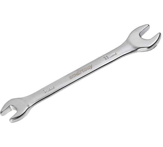 Рожковый ключ Smartbuy 9 мм, 11 мм, хромированный, 40x, tools SBT-UWS-9-11p1