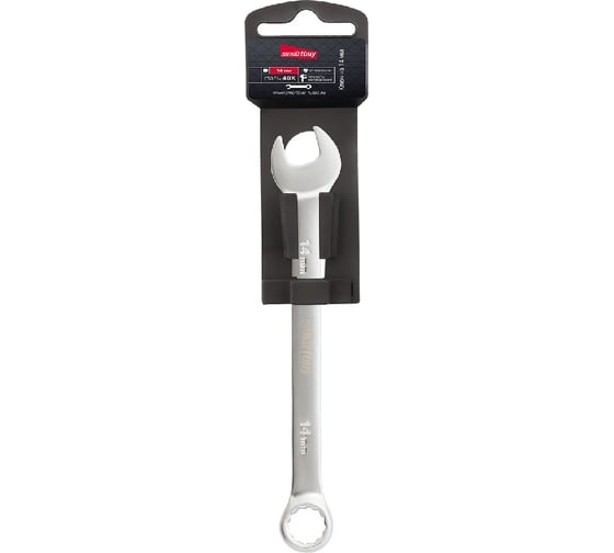 Комбинированный ключ Smartbuy 15 мм, хромированный, 40x, tools SBT-OWS-15p1 1