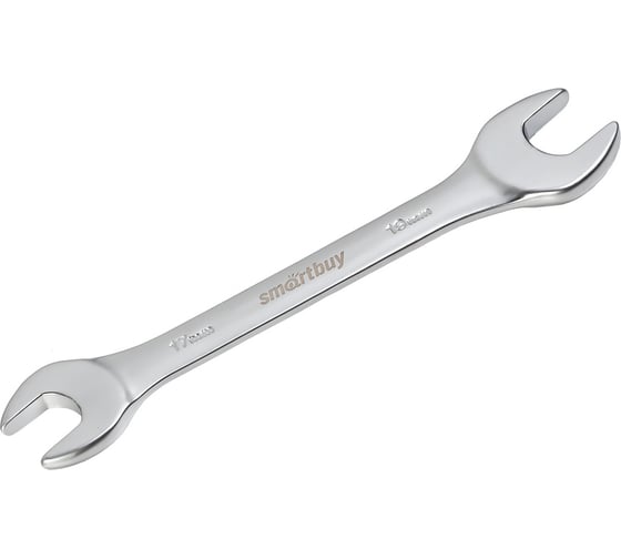 Рожковый ключ Smartbuy 17 мм, 19 мм, хромированный, 40x, tools SBT-UWS-17-19p1