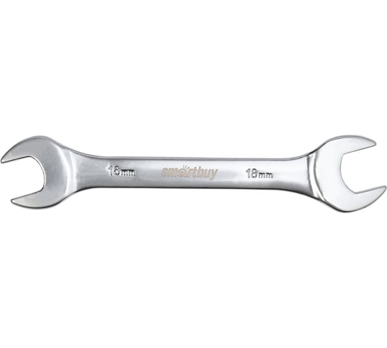Рожковый ключ Smartbuy 16 мм, 18 мм, хромированный, 40x, tools SBT-UWS-16-18p1