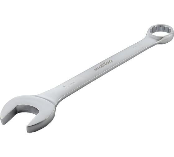 Комбинированный ключ Smartbuy 32 мм, хромированный, 40x, tools SBT-OWS-32p1