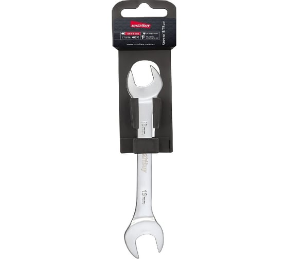 Рожковый ключ Smartbuy 18 мм, 19 мм, хромированный, 40x, tools SBT-UWS-18-19p1 1