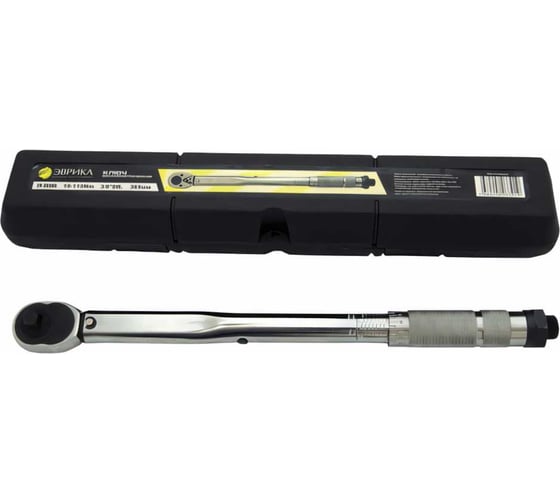 Динамометрический ключ ЭВРИКА 3/8DR 19-110Nm 365мм ER-30365