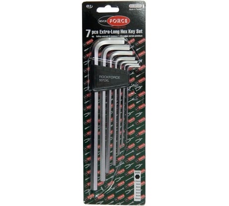 Набор ключей Rockforce шестигранных экстрадлинных 2.5-10мм RF-5072XL(5704)