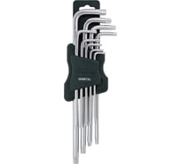 Набор ключей Rockforce торкс экстрадлинных Т10Н-Т50Н- с отверстием RF-5098TXL(5800)