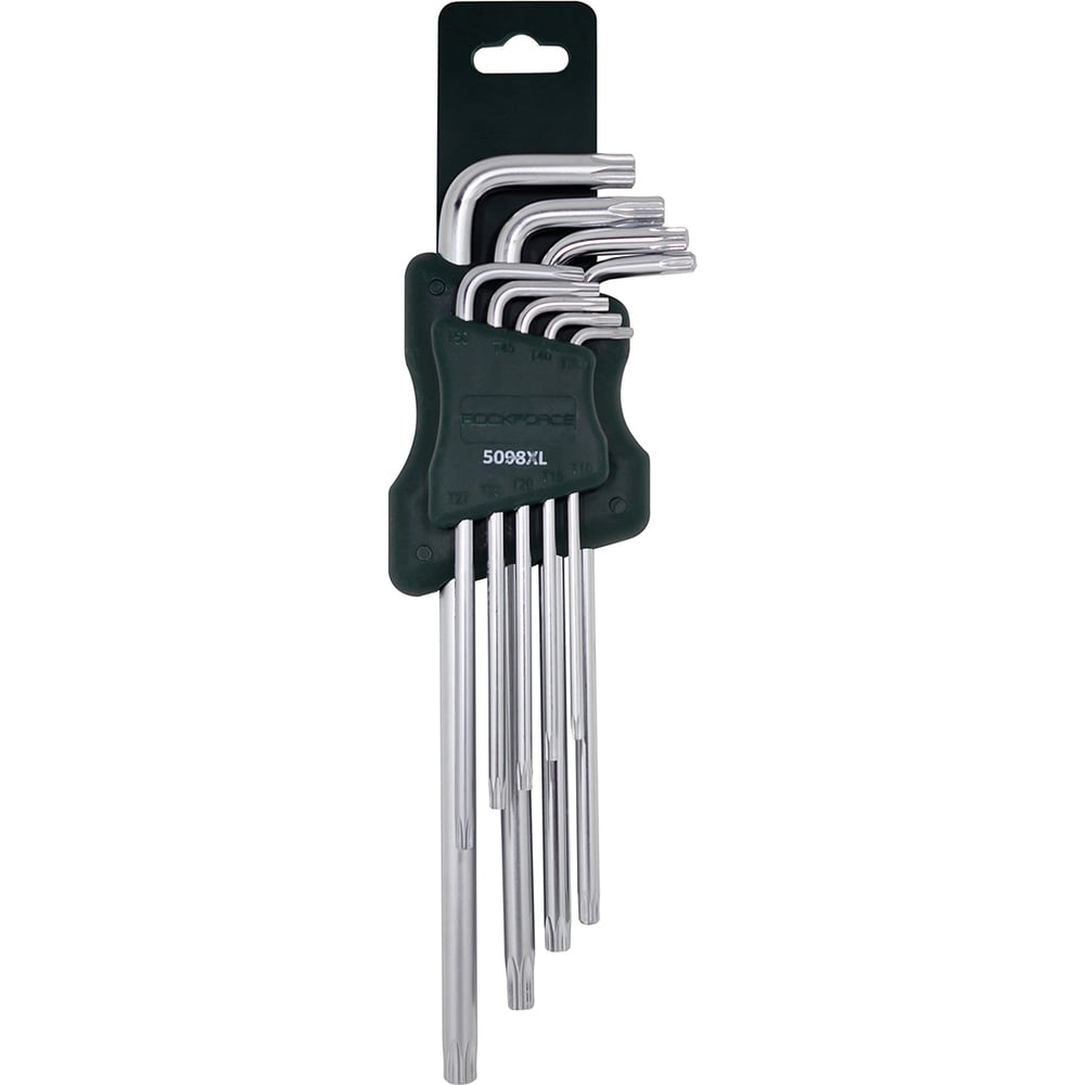 Набор ключей Rockforce торкс экстра длинных Т10-Т50, 9 предметов на ...
