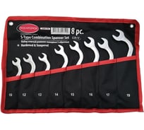 Набор ключей Rockforce рожково-накидных s-образных 8пр. RF-50811A(29721)