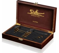 Набор комбинированных ключей в деревянной коробке 6 предметов 8,10,12,13,14,17мм Airline AT-6-37