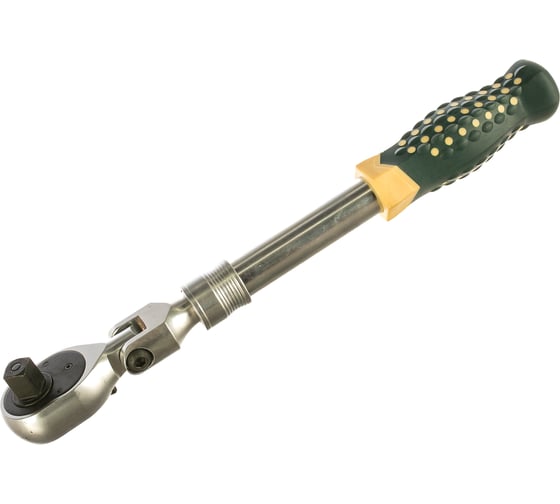 Трещотка Rockforce реверсивная шарнирная телескопическая с резиновой ручкой 1/2 RF-802423(26793)