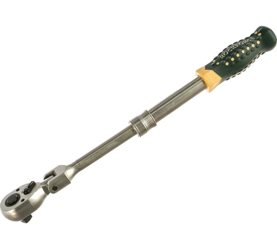 Трещотка Rockforce реверсивная шарнирная телескопическая с резиновой ручкой 1/2 RF-802423(26793)