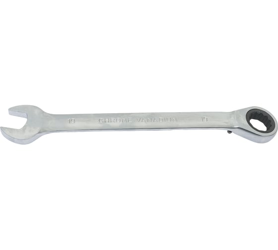 Комбинированный трещоточный ключ с реверсом AV Steel 19мм шт AV-315119