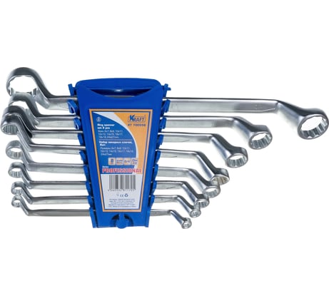 Накидной ключ набор 8 шт пласт держатель KRAFT KT 700556