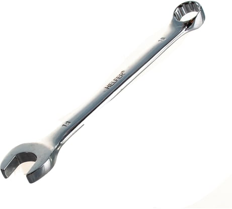Комбинированный ключ 18 мм Cr-V, пластиковый холдер HELFER  HF002032