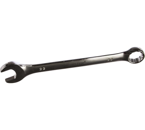Комбинированный ключ 22 мм Cr-V, пластиковый холдер HELFER HF002035