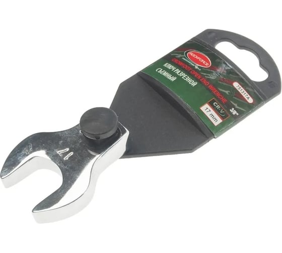 Рожковый съемный ключ Rockforce 17мм, на пластиковом держателе RF-751317A(27310)