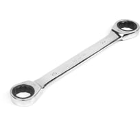 Двусторонний накидной ключ HORTZ 20х22 трещотка, хром HOR 118859