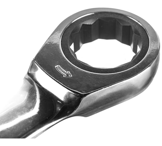 Двусторонний накидной ключ HORTZ 20х22 трещотка, хром HOR 118859