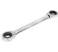 Двусторонний накидной ключ HORTZ 16х18 трещотка, хром HOR 118855