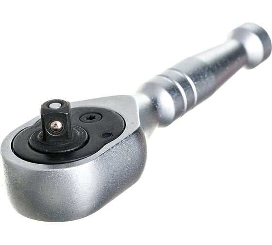 Трещотка AV Steel 1/4 72-зубца укороченная 95мм AV-508600