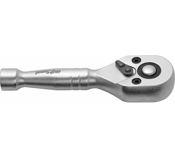 Трещотка AV Steel 1/4 72-зубца укороченная 95мм AV-508600