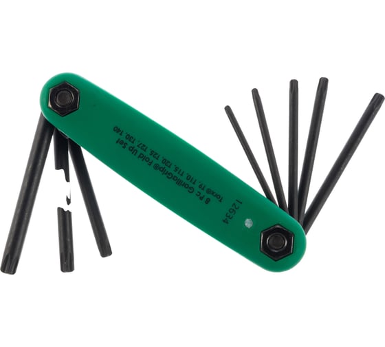 Складной набор ключей BONDHUS GorillaGrip Torx, T9 - T40 12634