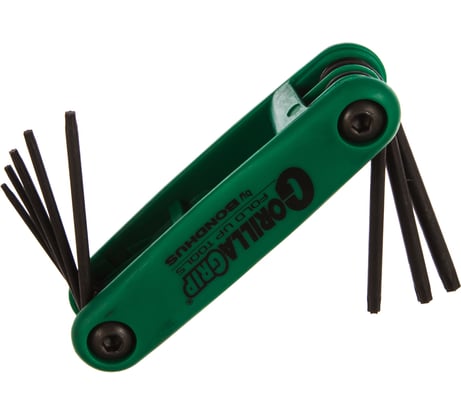Складной набор ключей BONDHUS GorillaGrip Torx, T6 - T25 12632