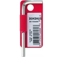 Шестигранный хромированный ключ BONDHUS 2.0 мм, 49х16 мм 16252