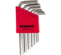 Набор из 7 хромированных ключей BONDHUS S 1.5-6mm 16292
