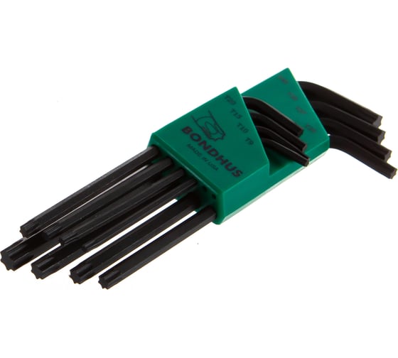 Набор из 8 ключей Torx BONDHUS L T9-T40 31834