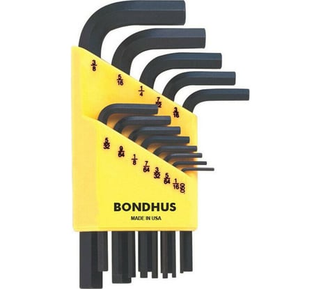 Набор из 13 дюймовых черных ключей BONDHUS S .050-3/8" 12237