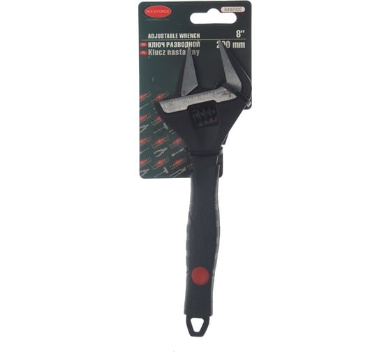Разводной ключ с прорезиненной рукояткой Rockforce RF-649200C(26293)