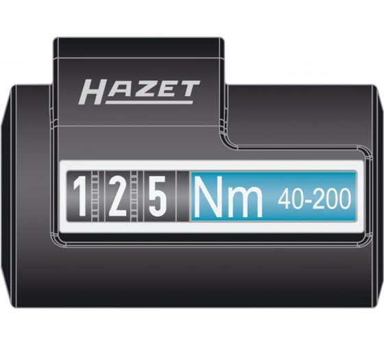 Динамометрический ключ HAZET 1/2, 40-200 Нм Porsche Motorsport, 5122-2CLT-PD