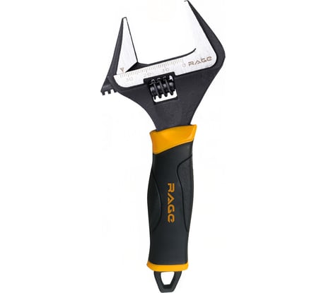 Ключ разводной с тонкими губками и широким зевом RAGE By VIRA раскрытие зева до 34 мм ключ 150 мм 311101