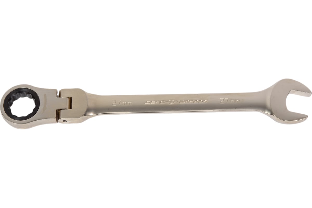 Комбинированный трещоточный шарнирный ключ Дело Техники 27 мм 515427 ...