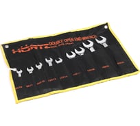 Набор хромированных гаечных двусторонних ключей HORTZ 9шт. 8-24 HOR 104309