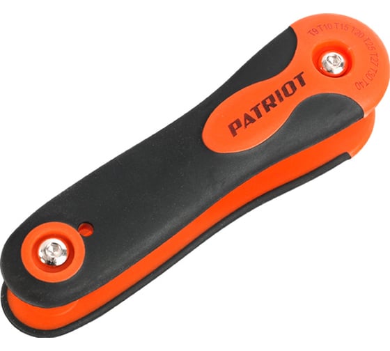 Набор ключей PATRIOT SKT-8F, TORX, T9-T40 складные, CRV, 8-в-1 350002009