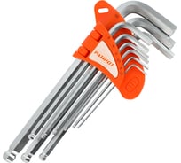 Набор ключей PATRIOT SKH-9L, шестигранные с шаром, длинные, 1,5-10мм, CRV, 9 шт 350002008