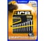 Комбинированные ключи JCB набор 18пр. (8-19, 21, 22, 24, 27, 30, 32мм) JCB-5181P(57164) 2