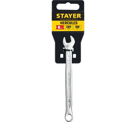 Комбинированный гаечный ключ 8 мм Stayer HERCULES 27081-08_z01