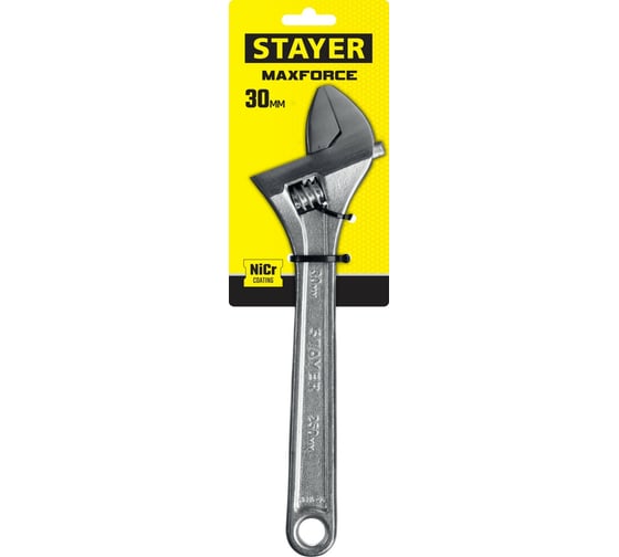 Разводной ключ Stayer MAX-Force, 250 / 30 мм, 2725-25_z01