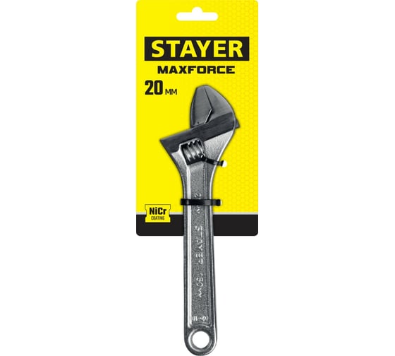 Разводной ключ Stayer MAX-Force, 150 / 20 мм, 2725-15_z01
