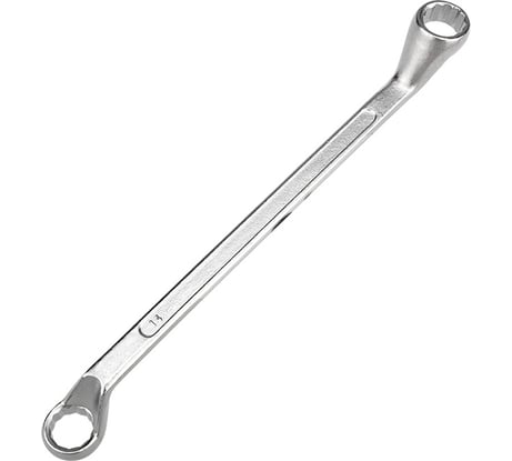 Гаечный накидной коленчатый ключ REXANT 14х15 мм 12-5855-2